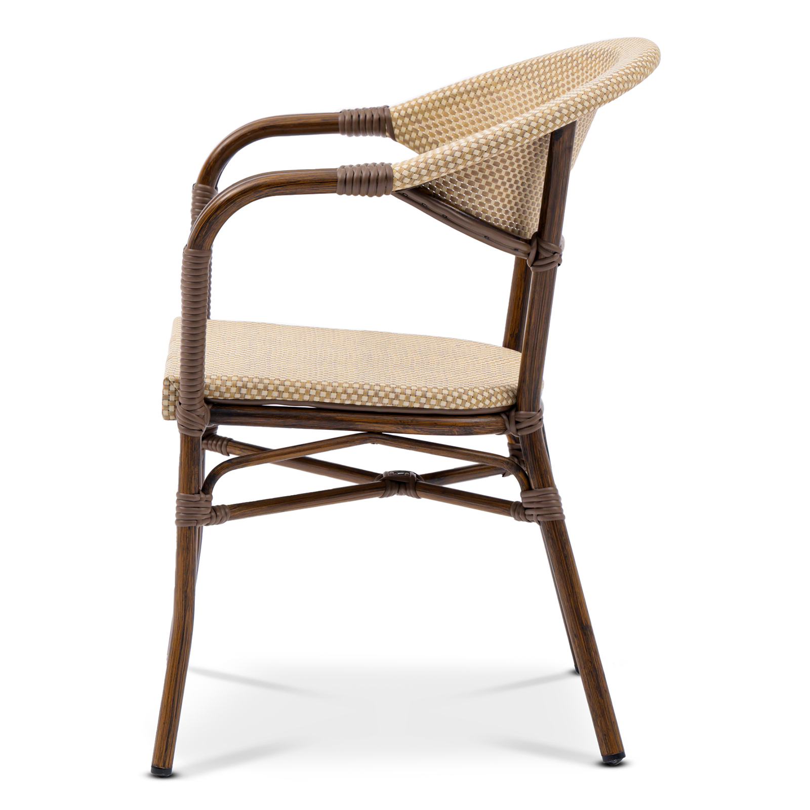 tuoli, ruskea/luonnollinen tek