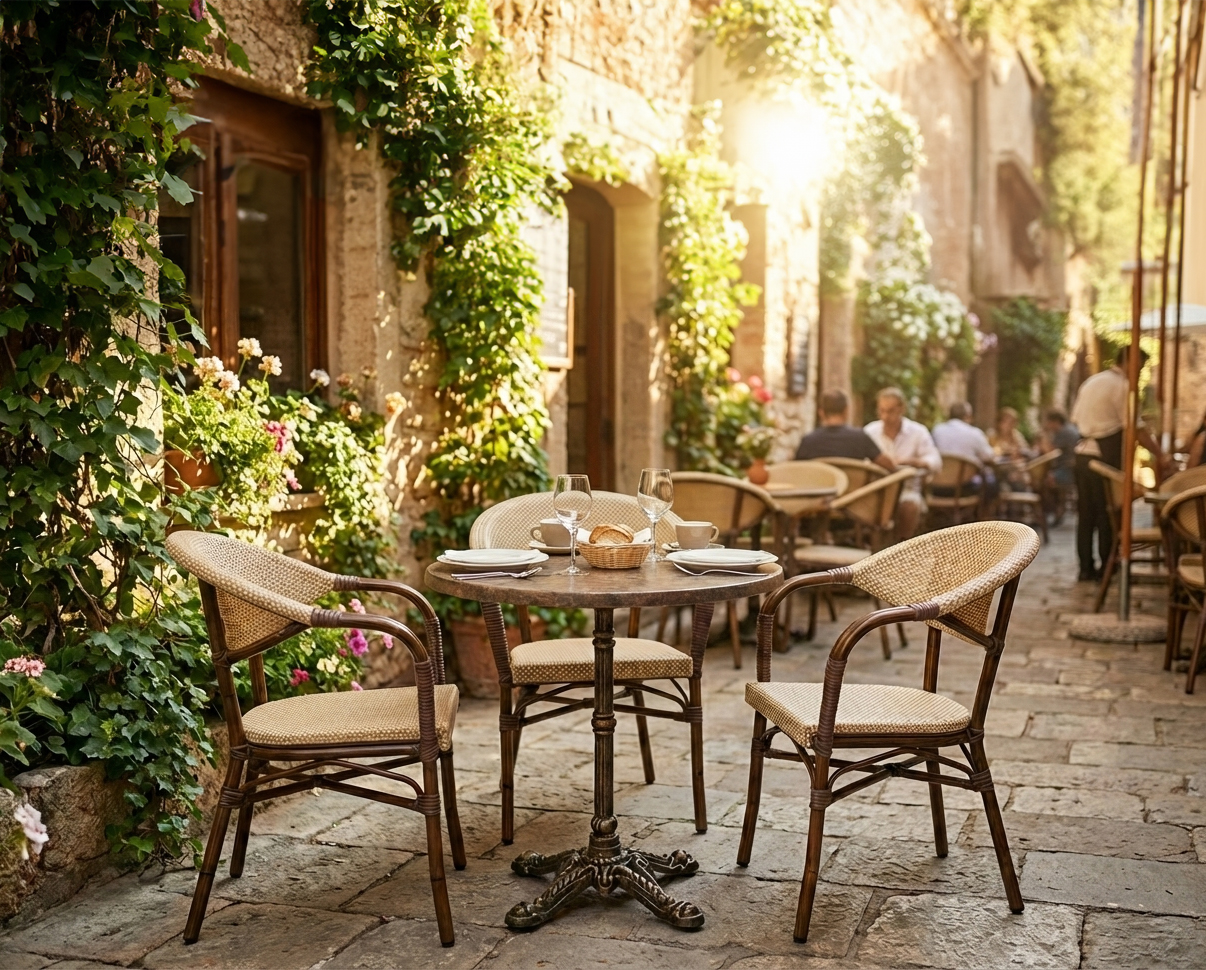 tuoli, ruskea/luonnollinen tek