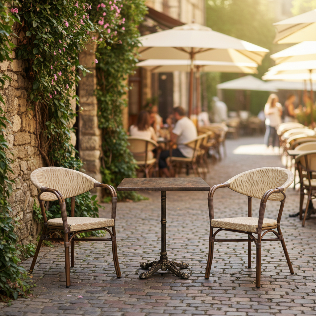 tuoli, ruskea/luonnollinen tek