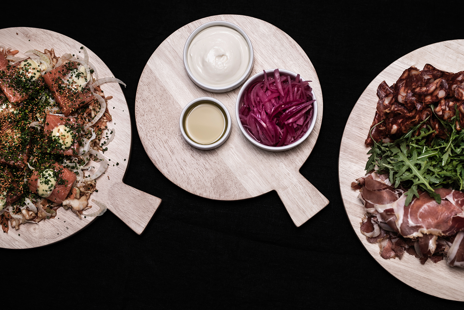 Serving tray  Ø 36 cm w handle